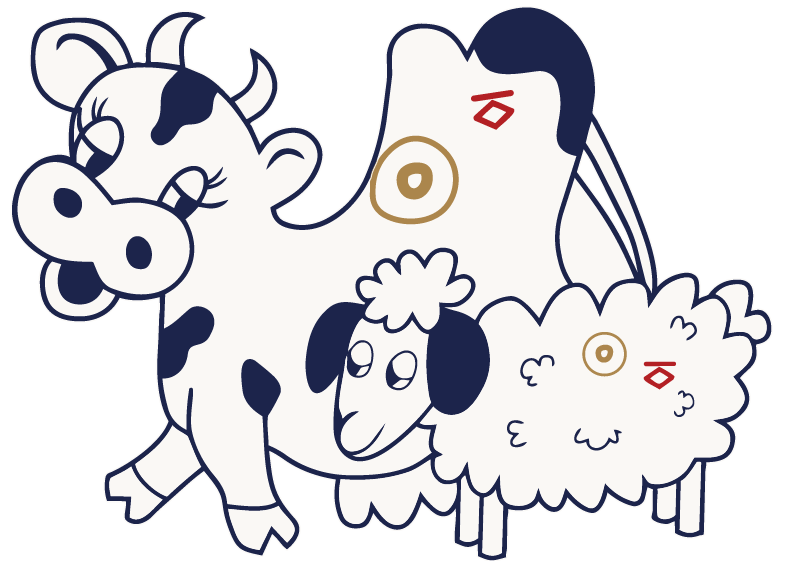 Bar Diamond cattle and sheep logo